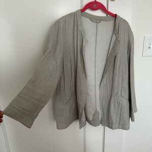 Eileen Fisher Light Gray Blazer